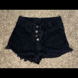 Black Pacsun shorts size 22